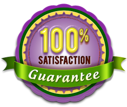 Picture of guarantee seal - 100% satisfaction guarantee