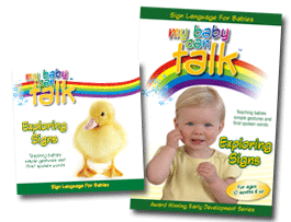 Picture of a infant sign language dvd and book set by My Baby Can Talk Company