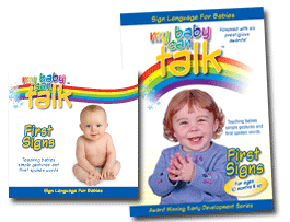 photo screen shot of My Baby Can Talk's First Signs DVD and Board Book for Infants and Toddlers