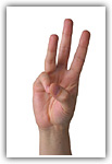 sign language W
