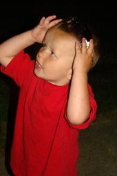 My son, Kaydhen using baby sign language