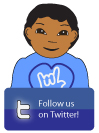 baby sign language picture of a little boy in blue signing join us on Twitter!