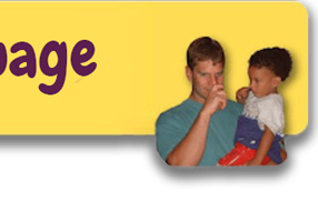 Babies and Sign language logo left